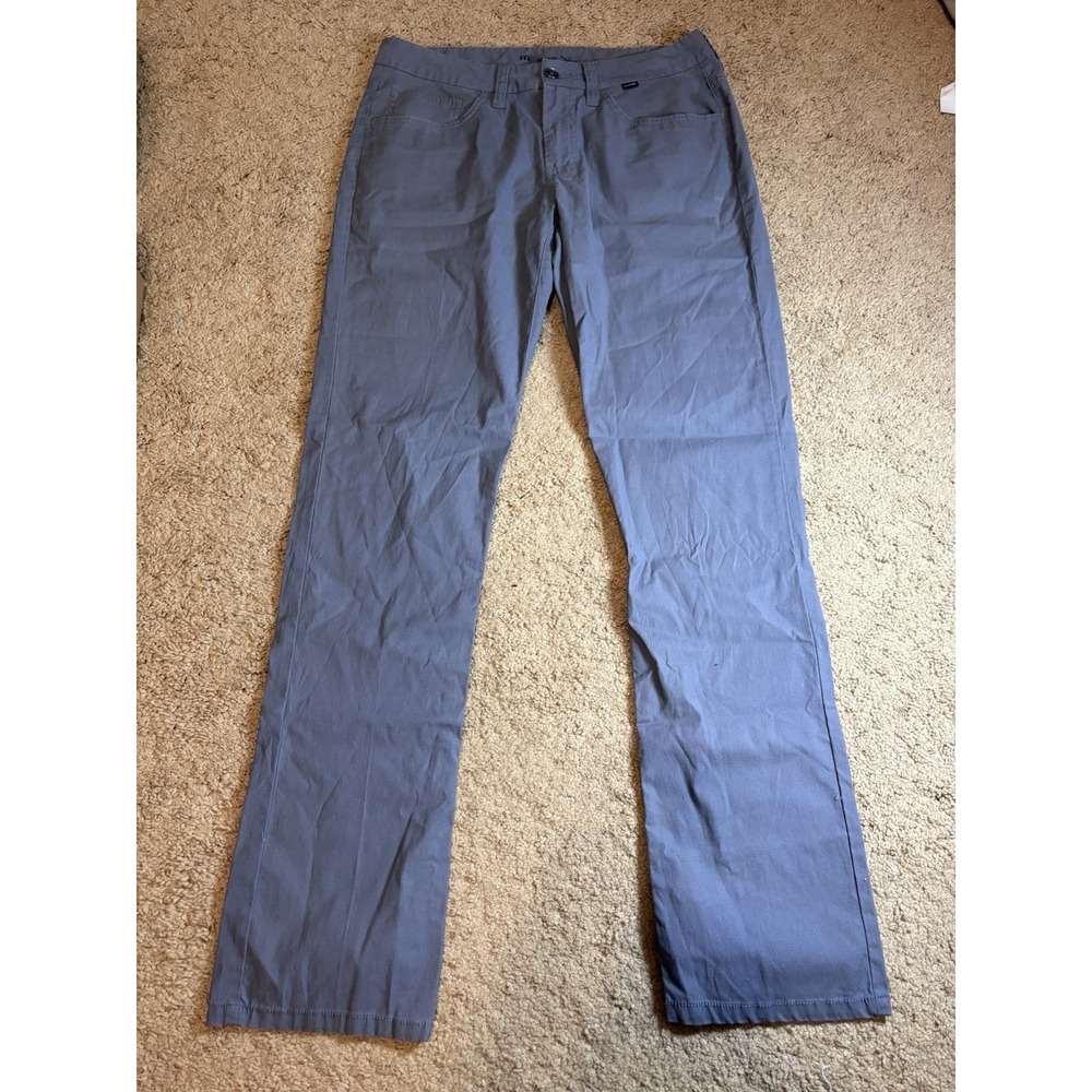 Travis Matthew Pants Mens 30x32 Gray‎ Open to Close Straight Leg Mid Rise Golf